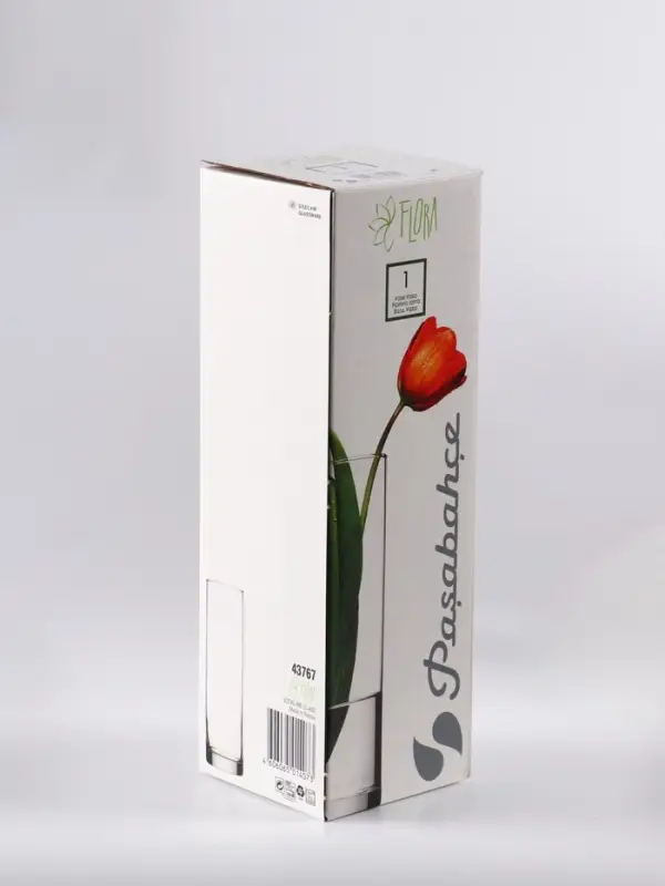 Ваза &laquo;Креман&raquo;, h=26 см, стекло, белая