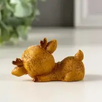 Сувенир полистоун "Милый спящий оленёнок" МИКС 7,2х3,3х3,8 см