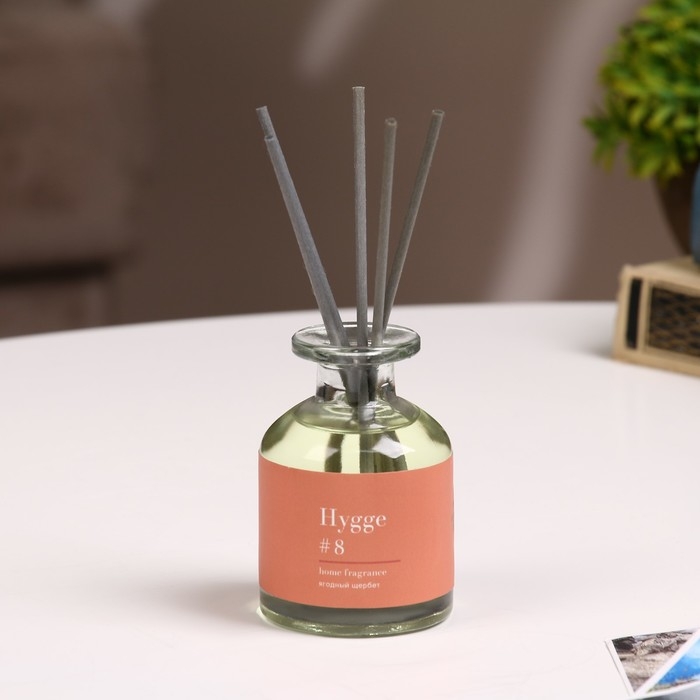 Диффузор ароматический Hygge #8 Ягодный щербет 100 мл Диффузор ароматический Hygge #8 Ягодный щербет 100 мл