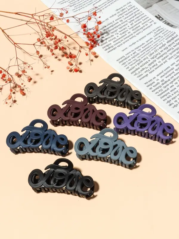 Крабик для волос &laquo;Классика&raquo;, завитки люкс, 9 см, МИКС