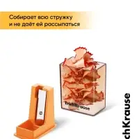 Точилка ErichKrause. City Mini Neon, с контейнером, МИКС