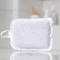 Губка для тела с эффектом пилинга, 10×12×4 см, МИКС