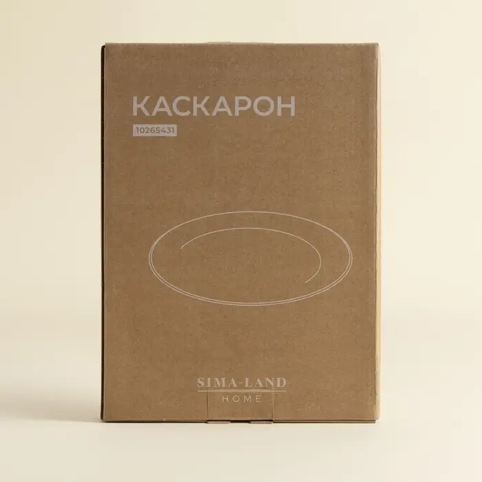 Тарелка для подачи SL Home &laquo;Каскарон&raquo;, 25.4&times;18.5&times;2.5 см, овальная, костяной фарфор, белая