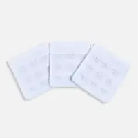 Застёжка для бюстгальтера, 3 ряда 3 крючка, 10 шт., белая