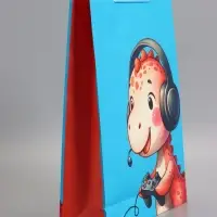 Пакет подарочный "Маленький динозаврик" 33 х 42,5 х 10 см