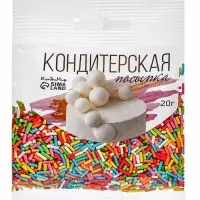 Посыпка сахарная декоративная «Микс», разноцветная, 20 г
