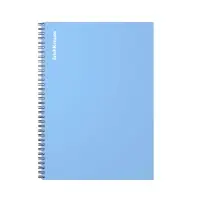 Тетрадь на спирали ErichKrause. Pastel А4, 80 листов, в клетку, пластиковая обложка, блок офсет, МИКС