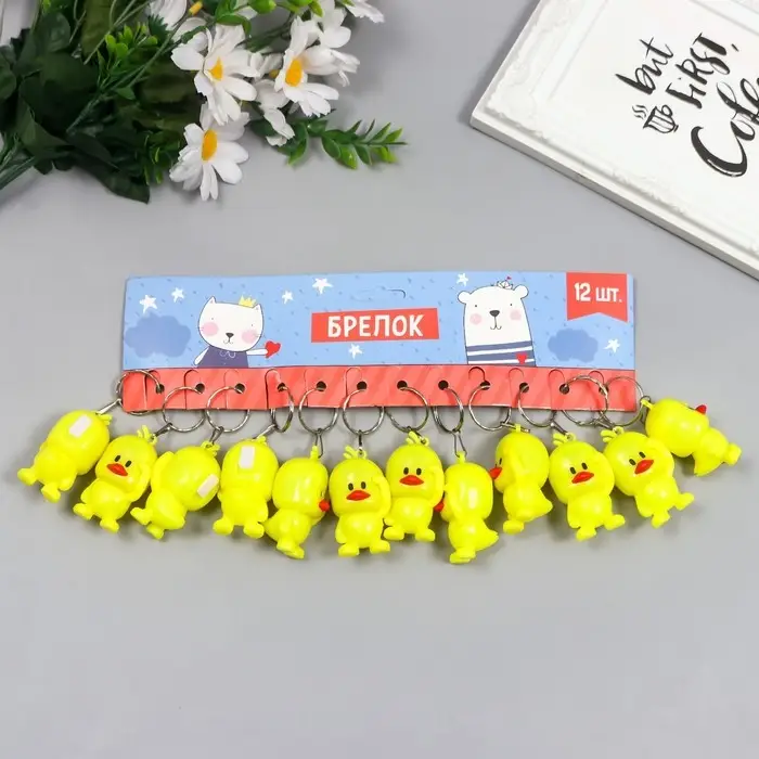 Фонарик свет на кольце  Фонарик свет на кольце "Цыплёнок" мигает МИКС 5,5х3х2,8 см