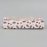 Коробка подарочная новогодняя, складная 20&times;12&times;4 см &laquo;С Новым годом!&raquo;