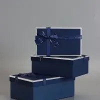 Наборок коробок 3 в 1 прямоугольные 23*16*9.5 21*14*8.0 19*12*6.5 см