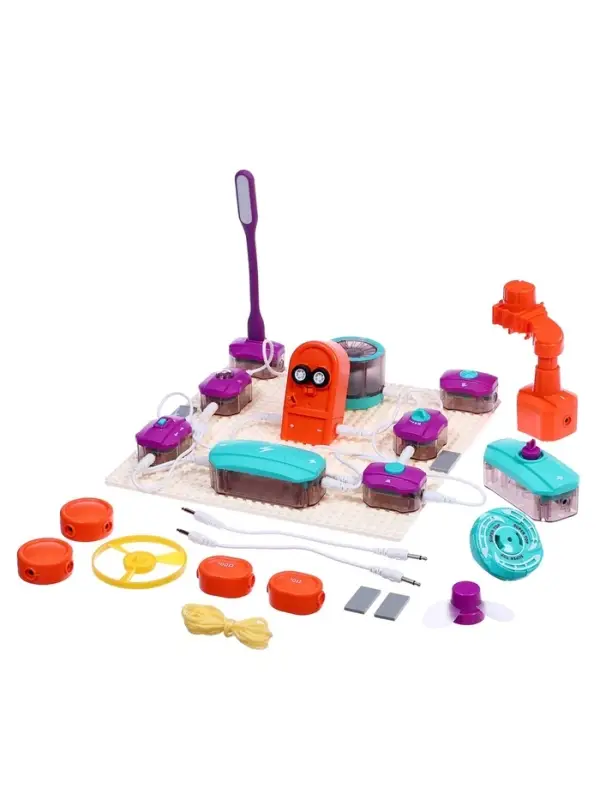 Электронный конструктор, 34 детали, 71 схема