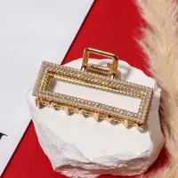 Крабик для волос &laquo;Эмили&raquo;, прямой, 7 см, золотистый