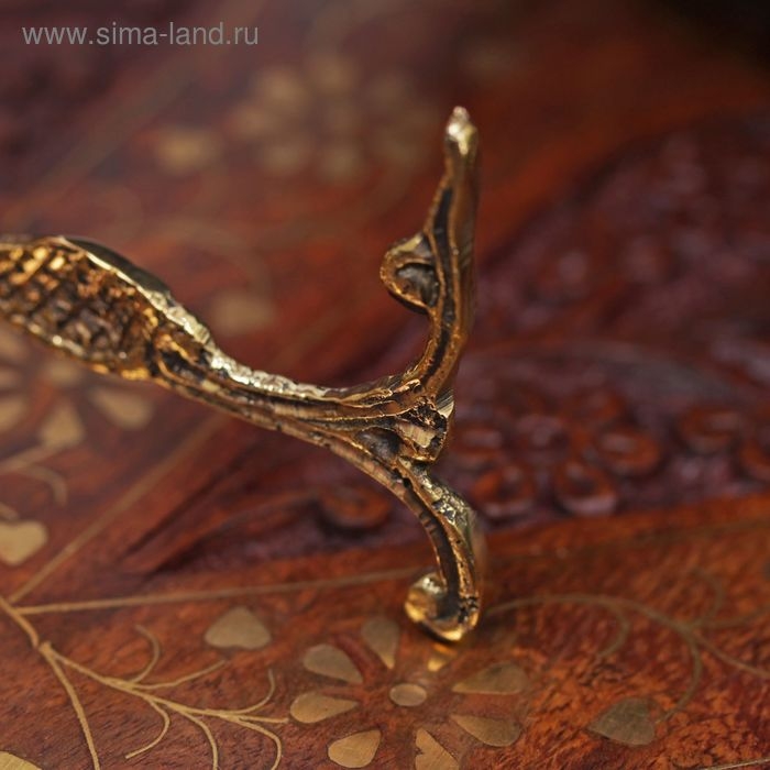 Подставка для книг латунь  Подставка для книг латунь "Классика" 15х10х0,5 см