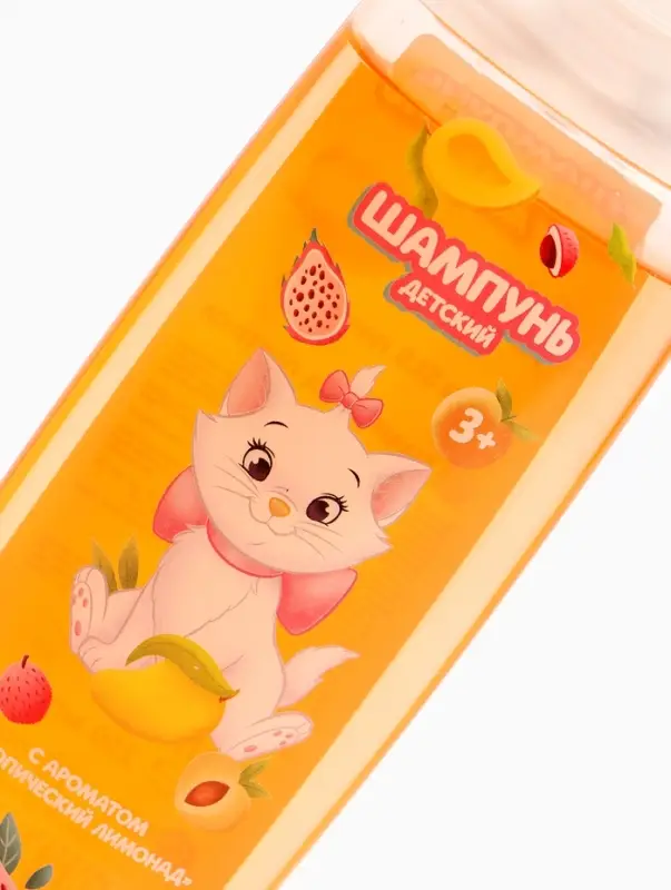 Шампунь для волос детский, 250 мл, аромат тропический лимонад, Кошечка Шампунь для волос детский, 250 мл, аромат тропический лимонад, Кошечка