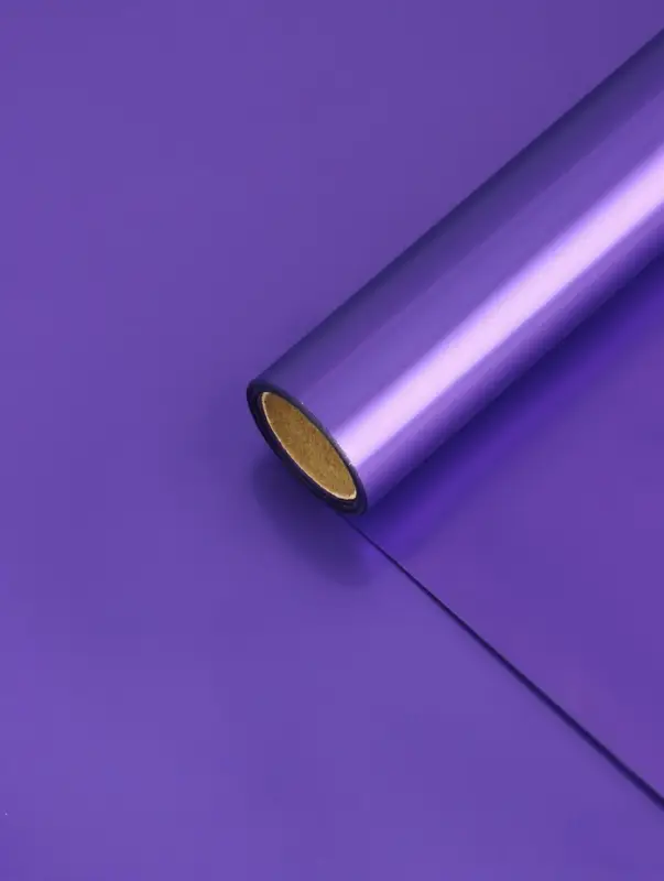 Пленка для цветов и букетов &laquo;Металл&raquo;, сиреневый, 0.57&times;5 м &plusmn;5% см