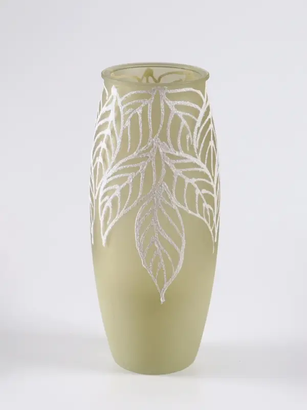 Ваза «Кармен» овал, h=23 см, стекло, бледно-зелёная Ваза «Кармен» овал, h=23 см, стекло, бледно-зелёная