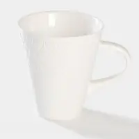 Кружка Magistro Argos, 300 мл, фарфор, белая