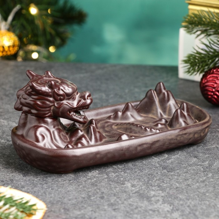 Подставка для благовоний "Дракон в гора×" 17×9×7 см