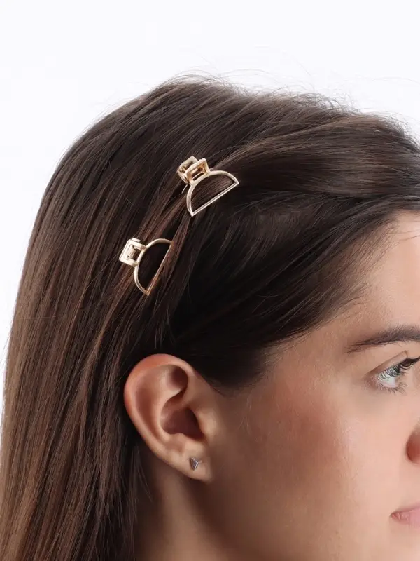 Крабик для волос «Маргарита», дуга, 2.5 см, золото Крабик для волос «Маргарита», дуга, 2.5 см, золото