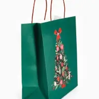 Набор подарочных пакетов &laquo;Ёлочки&raquo;, 3 шт,  25&times;4&times;30.5 см, 30&times;40&times;11,5 см, 18&times;23&times;10 см