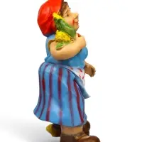 Садовая фигура из полистоуна &laquo;Дачница в платье&raquo;, 55&times;25&times;30 см