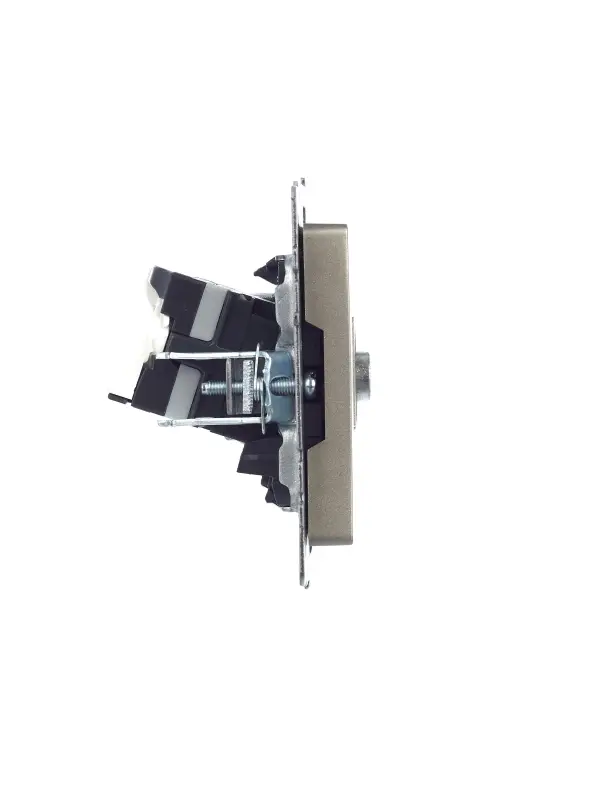 BRITE Розетка двойная TV+RJ45 кат.5E РТВ/РК12-БрШ шампань