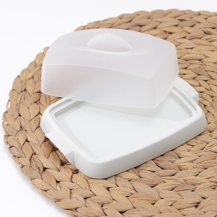 Маслёнка «Таира», 16,5×12 см, цвет серый Маслёнка «Таира», 16,5×12 см, цвет серый