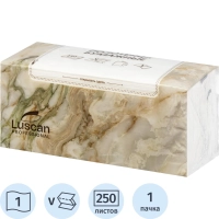 Полотенца бумажные листовые Luscan Professional 1-слойные 250 лист / уп
