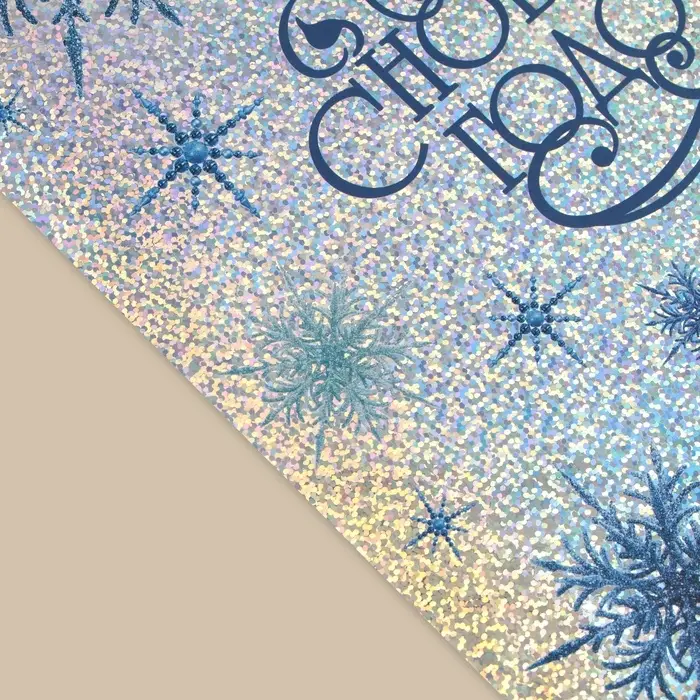 Наклейки новогодние, интерьерные &laquo;С Новым годом&raquo;, голография 21&times;29.5 см