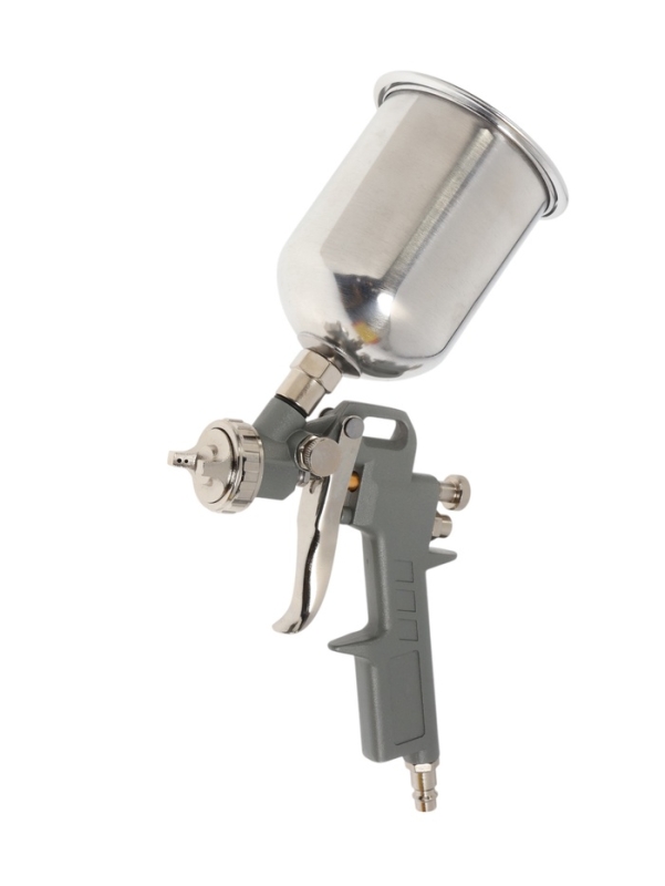 Краскораспылитель пневматический ТУНДРА, до 4 бар, сопло 1.5 мм, верхний бачок 0.6 л Краскораспылитель пневматический ТУНДРА, до 4 бар, сопло 1.5 мм, верхний бачок 0.6 л