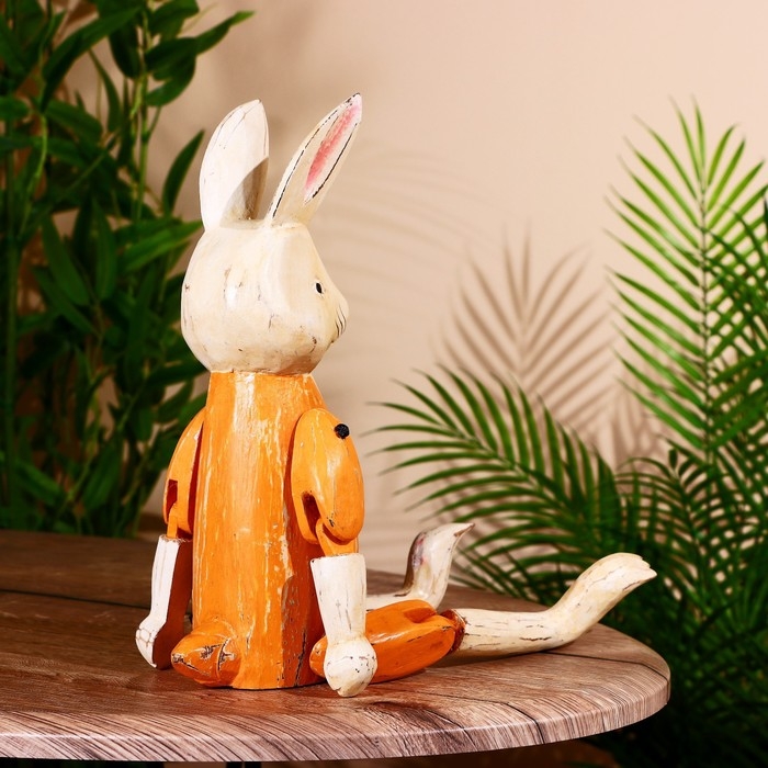 Сувенир Сувенир "Кролик" висячие лапки, дерево 40 см