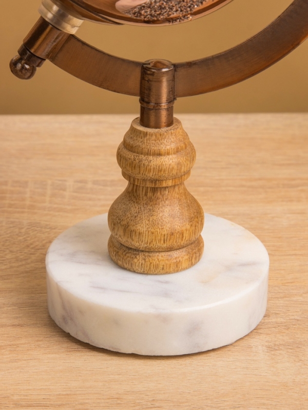 Глобус сувенирный Глобус сувенирный "Сансет" 10х12,5х23 см, стекло, мрамор