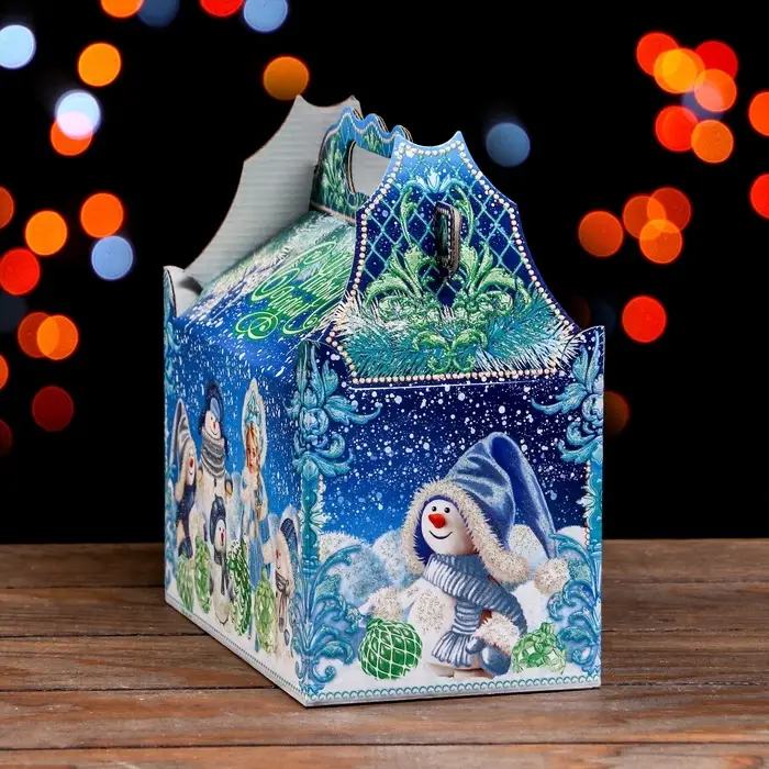 Подарочная новогодняя коробка &laquo;Краски зимы&raquo; 21.2&times;12.3&times;22.6 см