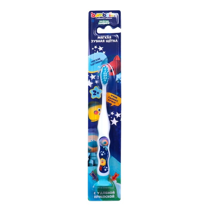 Детская зубная щетка Bambolina Ми-ми-мишки  Детская зубная щетка Bambolina Ми-ми-мишки " Космонавт" мягкая 2+