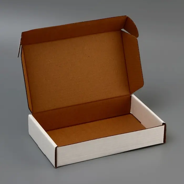 Коробка самосборная, белая, 26.5×16.5×5 см