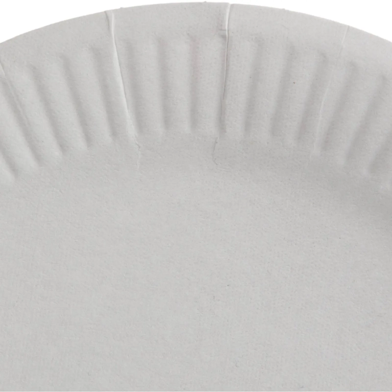Тарелка одноразовая d170мм, бел., картон, 1000 шт/кор, 130011S/БУ