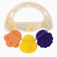 Прорезыватель погремушка для зубов &laquo;Браслетик&raquo;, цвет бежевый