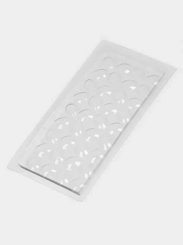 Форма для шоколада «Лепестки», пластик, 20.5×10×1 см, прозрачная