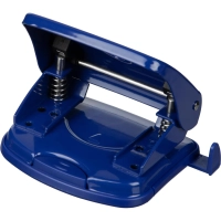 Дырокол Attache Symbol до 30 листов, линейка, металл, синий