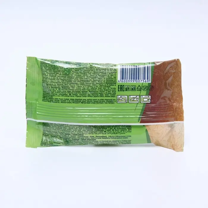 Влажные салфетки Aura Tropic Cocktail, освежающие, МИКС, 15 шт. Влажные салфетки Aura Tropic Cocktail, освежающие, МИКС, 15 шт.