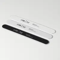 Набор пилок для ногтей, прямых, 100/180, 180/200, 200/240 грит, 18 см, 3 шт.