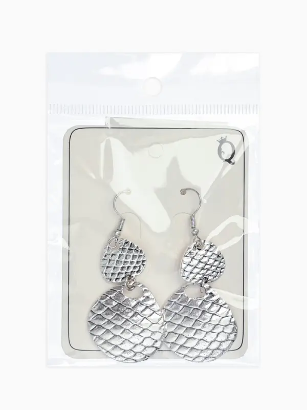 Серьги метал &laquo;Аутентичность. Змея&raquo;, цвет чернёное серебро