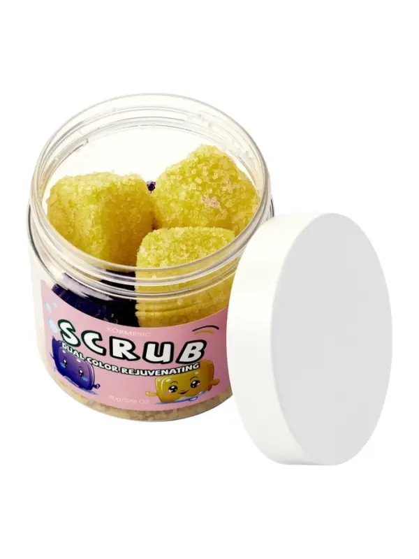 Двухцветный омолаживающий скраб для тела в кубиках, 110 г