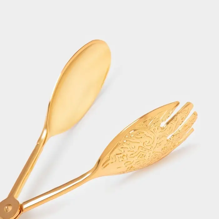 Щипцы для подачи &laquo;Рахат золото&raquo;, h=22 см, цвет золотистый