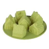 VETTA Форма для выпечки 6 ячеек 26х6см, "Домики", силикон, 3 цвета