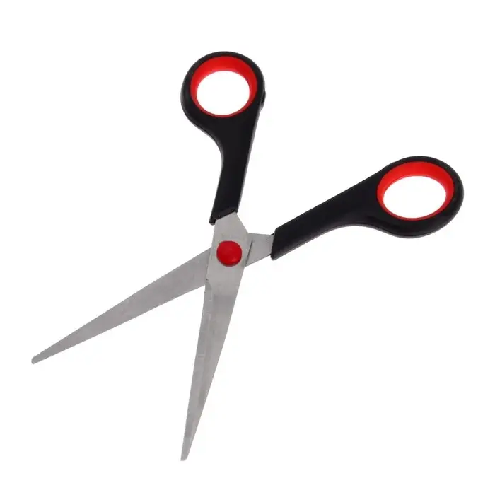 Ножницы канцелярские Calligrata, пластиковые ручки, 17 см, МИКС