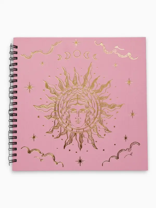 Дневник таролога, твёрдая обложка, 20&times;20 см, 85 л. &laquo;Розовый&raquo;