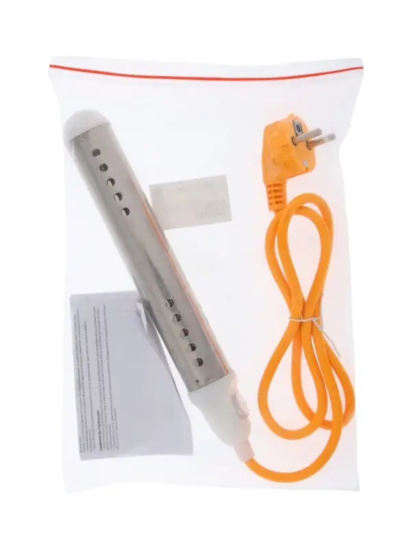 Электрокипятильник LEK 07, 1200 Вт, терморегулятор, скрытый нагрев, 220 В, белый