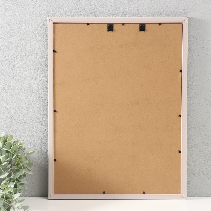 Фоторамка пластик 30х40 см Фоторамка пластик 30х40 см "Дерево с золотой каймой" 33х43 см