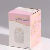 Шкатулка стеклянная &laquo;Цветок-снежинка&raquo;, 6.6&times;6.6&times;8 см